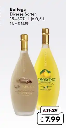 Travel Free Bottega likör Angebot