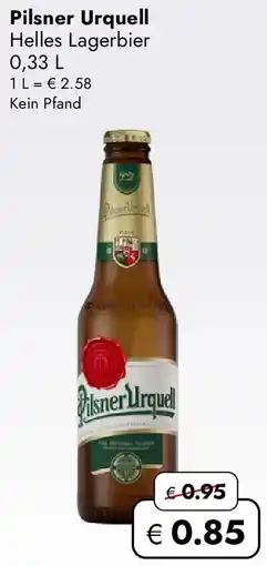 Travel Free Pilsner Urquell Helles Lagerbier Angebot