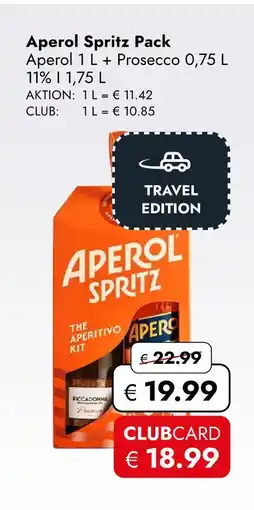 Travel Free Aperol spritz pack Angebot