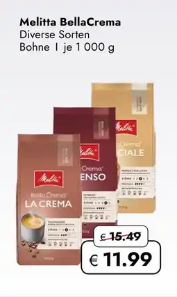 Travel Free Melitta bellacrema Angebot