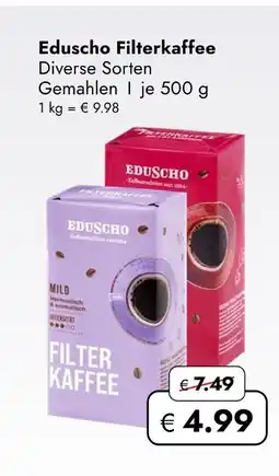 Travel Free Eduscho filterkaffee Angebot