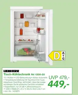 EP Liebherr tisch-kühlschrank rd 1200-20 Angebot