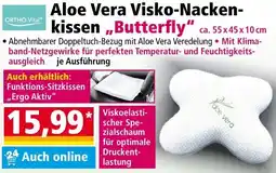 Norma ORTHO-Vital Aloe Vera Visko-Nackenkissen ,,Butterfly" Angebot