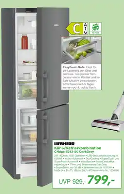 EP Liebherr kühl-/gefrierkombination cndgc 5213-20 darkgrey Angebot