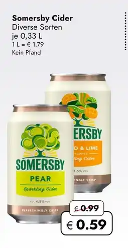 Travel Free Somersby cider Angebot