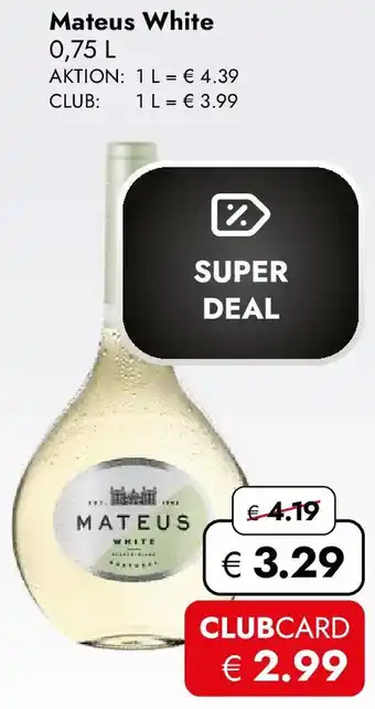 Travel Free Mateus White Angebot