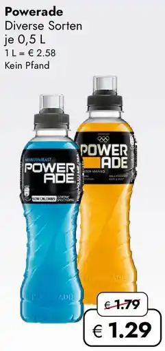 Travel Free Powerade Angebot
