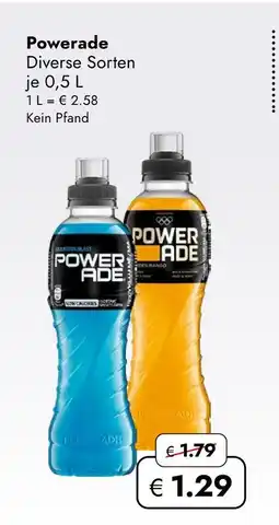 Travel Free Powerade Angebot
