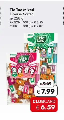 Travel Free Tic tac mixed Angebot
