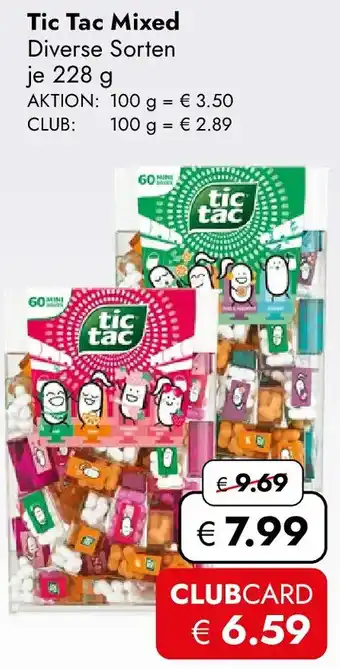 Travel Free Tic Tac Mixed Angebot