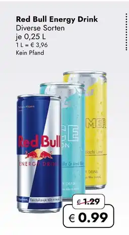 Travel Free Red bull energy drink Angebot