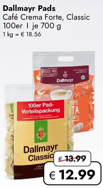Travel Free Dallmayr Pads Café Crema Forte, Classic Angebot