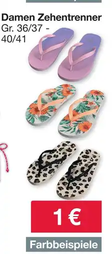 Woolworth Damen zehentrenner Angebot