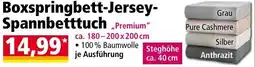 Norma DREAMTEX Boxspringbett-Jersey Spannbetttuch Angebot