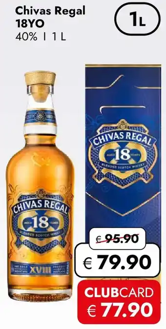 Travel Free Chivas Regal 18YO Angebot