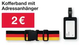 Woolworth Kofferband mit adressanhänger Angebot