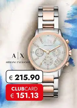 Travel Free Armani exchange chronograph Angebot