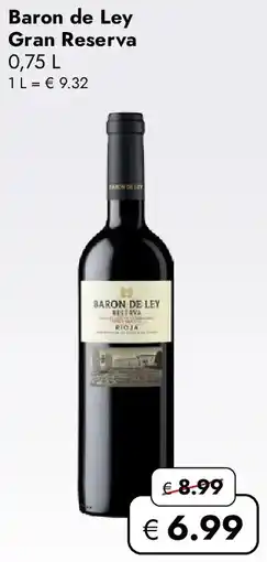 Travel Free Baron de Ley Gran Reserva Angebot