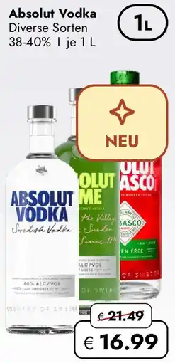 Travel Free Absolut Vodka Angebot