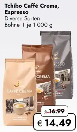 Travel Free Tchibo Caffé Crema, Espresso Angebot