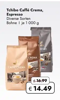 Travel Free Tchibo caffé crema, espresso Angebot