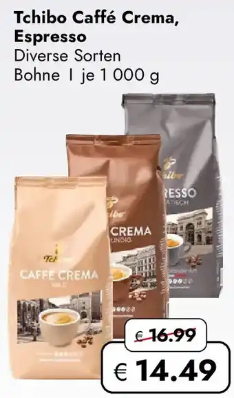 Travel Free Tchibo Caffé Crema, Espresso Angebot