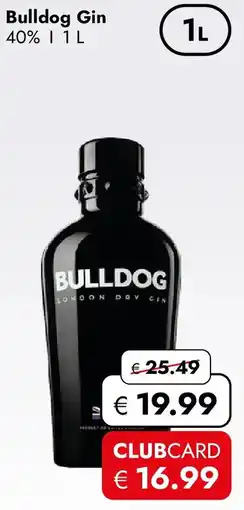 Travel Free Bulldog Gin Angebot