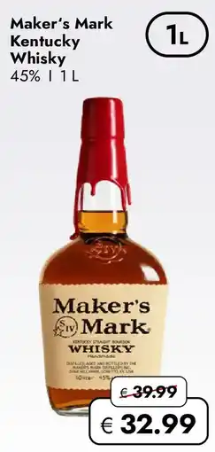 Travel Free Maker's Mark Kentucky Whisky Angebot