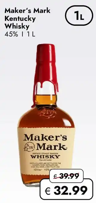 Travel Free Maker's Mark Kentucky Whisky Angebot