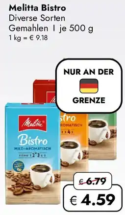 Travel Free Melitta Bistro Angebot