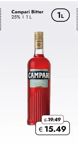 Travel Free Campari bitter Angebot