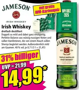 Norma JAMESON Irish Whiskey Angebot