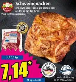 Norma Gut Bartenhof Schweinenacken Angebot