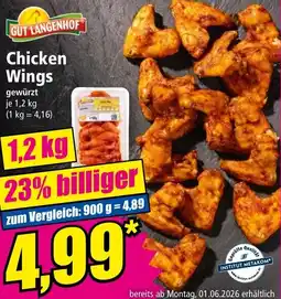 Norma GUT LANGENHOF Chicken Wings Angebot