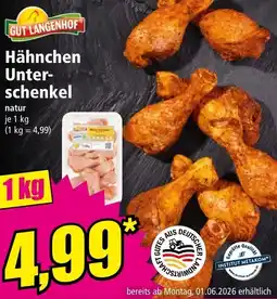 Norma GUT LANGENHOF Hähnchen Unterschenkel Angebot