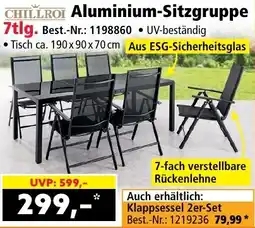 Norma CHILLROI Aluminium-Sitzgruppe 7tlg. Angebot
