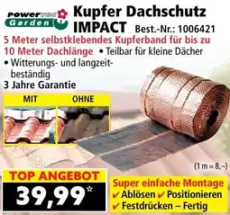 Norma Powertec Garden Kupfer Dachschutz IMPACT Angebot