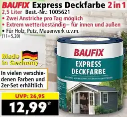 Norma BAUFIX Express Deckfarbe 2 in 1 Angebot