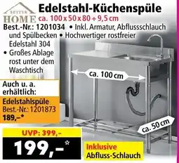 Norma Edelstahl-Küchenspüle Angebot