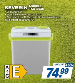 expert Techno Land SEVERIN TKB 2925 Kühlbox TKB 2925 Angebot