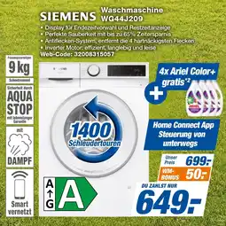 expert Techno Land SIEMENS Schontrommel WG44J209 Angebot