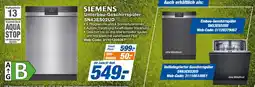 expert Techno Land SIEMENS Unterbau-Geschirrspüler SN43ES02UD Angebot