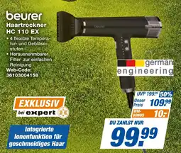 expert Techno Land beurer Haartrockner HC 110 EX Angebot