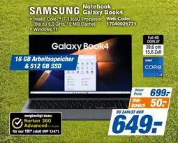 expert Techno Land SAMSUNG Notebook Galaxy Book4 Angebot