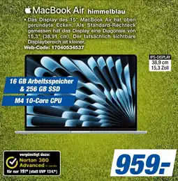 expert Techno Land MacBook Air himmelblau Angebot