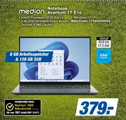 expert Techno Land medion Notebook Avantum 17 E1e Angebot