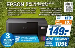 expert Techno Land EPSON Multifunktionsdrucker EcoTank ET-2864 Angebot