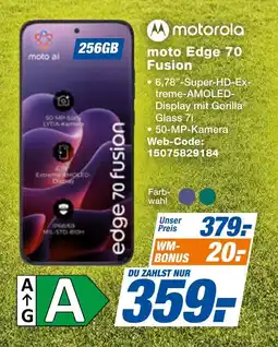 expert Techno Land motorola moto Edge 70 Fusion Angebot