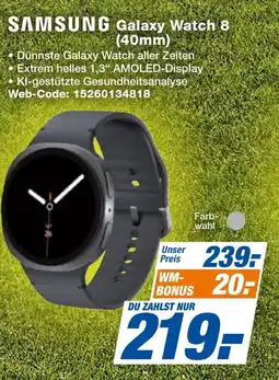 expert Techno Land SAMSUNG Galaxy Watch 8 (40mm) Angebot
