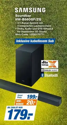 Expert SAMSUNG Soundbar HW-B660GF/ZG Angebot
